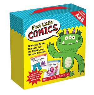 First Little Comics Parent Pack: Levels A & B: 20 Funny Books That Are Just the Right Level for New Readers de Liza Charlesworth