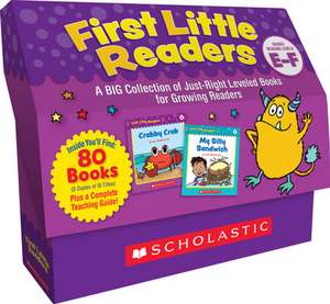 First Little Readers Box Set: Levels E & F: A Big Collection of Just-Right Leveled Books for Growing Readers de Liza Charlesworth