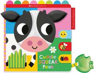 Cuddle Squeak Peek Cloth Book: Scholastic Early Learners (Touch and Explore) de Scholastic