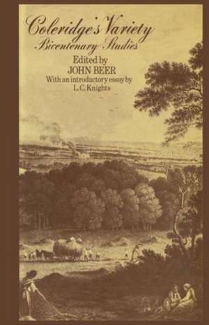 Coleridge’s Variety: Bicentenary Studies de John Beer