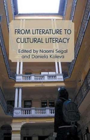 From Literature to Cultural Literacy de Naomi Segal