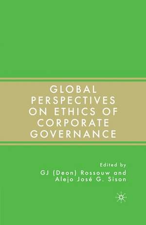 Global Perspectives on Ethics of Corporate Governance de G. Rossouw