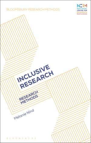 Inclusive Research: Research Methods de Prof. Melanie Nind