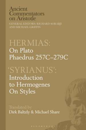 Hermias: On Plato Phaedrus 257c-279c, with 'Syrianus' de Michael Share