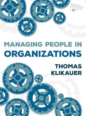 Managing People in Organizations de Thomas Klikauer