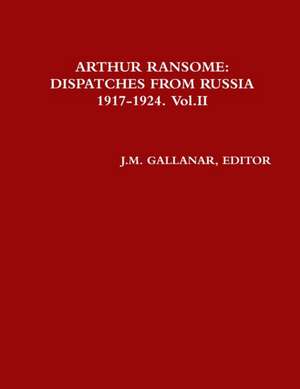 ARTHUR RANSOME de Editor J. M. Gallanar