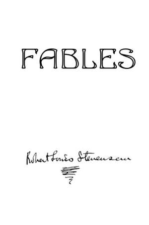 Fables de Robert Louis Stevenson