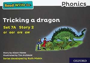 Read Write Inc. Phonics: Tricking a dragon (Grey Set 7A Storybook 2) de Ruth Miskin