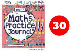 White Rose Maths Practice Journals Year 7 Workbooks: Pack of 30 de Mary-Kate Connolly