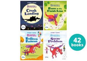 Stories for Maths: Oxford Reading Levels 7-8: Dragons of Moontail Island Y2/P3 (42 book pack) de Jo Cotterill