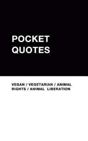 Vegan Pocket Quotes de Byrd, Joshua