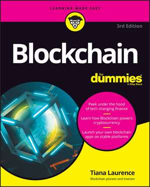 Blockchain for Dummies de Tiana Laurence