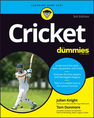 Cricket for Dummies de Julian Knight