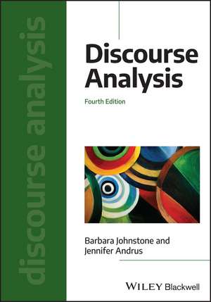 Discourse Analysis 4th Edition de B Johnstone