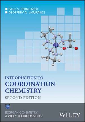 Introduction to Coordination Chemistry de Paul V Bernhardt