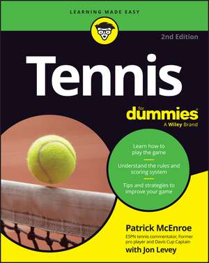 Tennis For Dummies, 2nd Edition de McEnroe