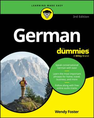German For Dummies de Wendy Foster
