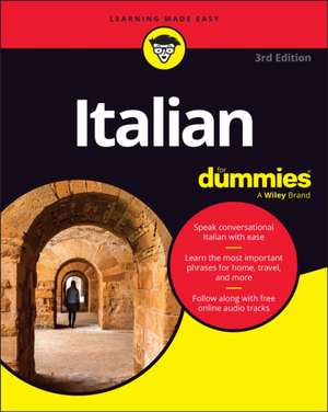 Italian for Dummies de Giuseppe Cavatorta