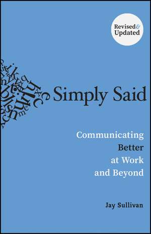 Simply Said de Jay Sullivan