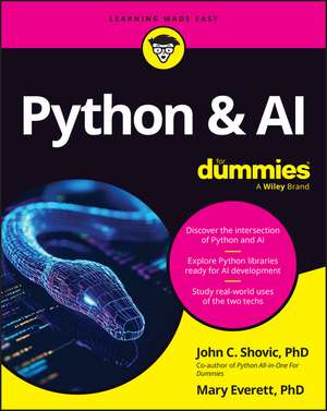 Python & AI For Dummies de John C. Shovic