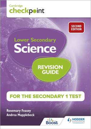 Cambridge Checkpoint Lower Secondary Science Revi de David Bailey