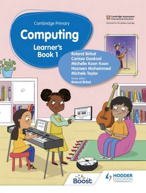 Cambr. Primary Computing Learner's Bk Stage 1 de Carissa Gookool