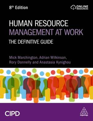 Human Resource Management at Work de Adrian Wilkinson