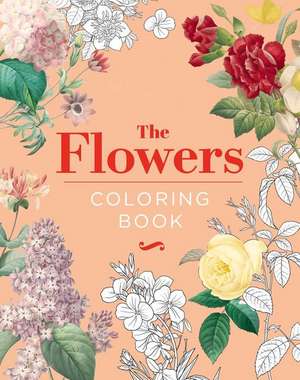 The Flowers Coloring Book de Peter Gray