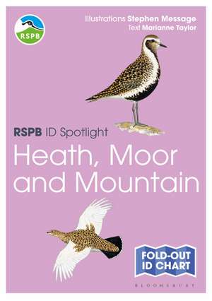 RSPB ID Spotlight - Birds of Heath, Moor and Mountain de Marianne Taylor