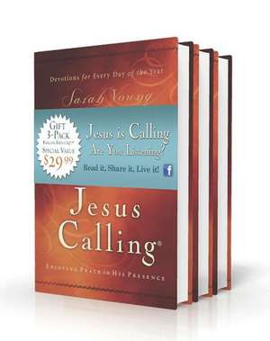 Jesus Calling, 3-pack: Enjoying Peace in His Presence de Sarah Young