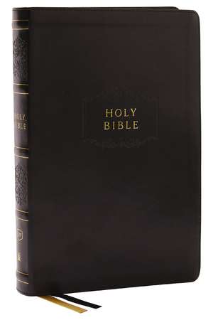 KJV Holy Bible with 73,000 Center-Column Cross References, Black Leathersoft, Red Letter, Comfort Print: King James Version de Thomas Nelson