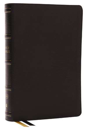 KJV Holy Bible with 73,000 Center-Column Cross References, Black Genuine Leather, Red Letter, Comfort Print (Thumb Indexed): King James Version de Thomas Nelson