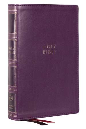 KJV Holy Bible: Compact Bible with 43,000 Center-Column Cross References, Purple Leathersoft (Red Letter, Comfort Print, King James Version) de Thomas Nelson