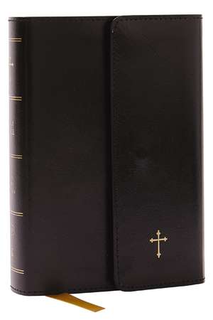 KJV Compact Bible w/ 43,000 Cross References, Black Leatherflex with flap, Red Letter, Comfort Print: Holy Bible, King James Version: Holy Bible, King James Version de Thomas Nelson