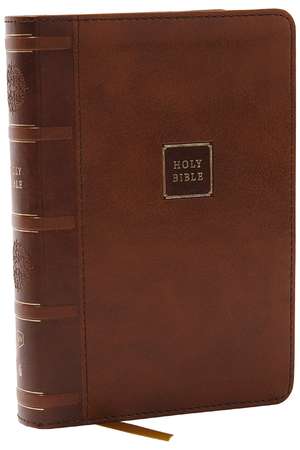 KJV Compact Bible w/ 43,000 Cross References, Brown Leathersoft, Red Letter, Comfort Print: Holy Bible, King James Version: Holy Bible, King James Version de Thomas Nelson