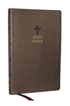 NKJV Holy Bible, Value Ultra Thinline, Charcoal Leathersoft, Red Letter, Comfort Print de Thomas Nelson