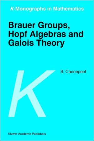 Brauer Groups, Hopf Algebras and Galois Theory de Stefaan Caenepeel