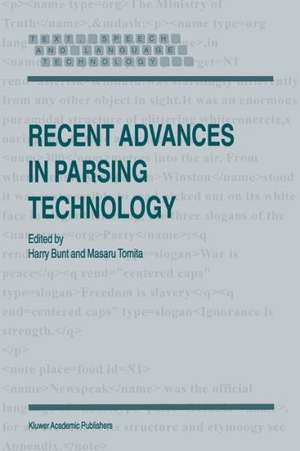 Recent Advances in Parsing Technology de H. Bunt