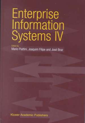 Enterprise Information Systems IV de Mario G. Piattini