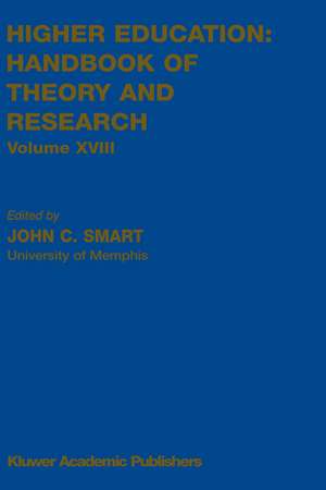 Higher Education: Handbook of Theory and Research de J.C. Smart