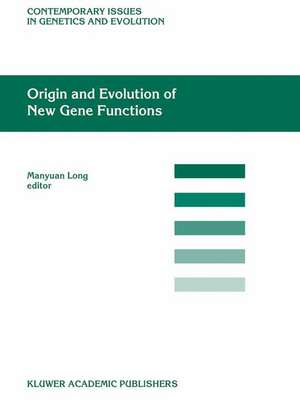 Origin and Evolution of New Gene Functions de Manyuan Long