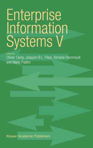 Enterprise Information Systems V de Olivier Camp