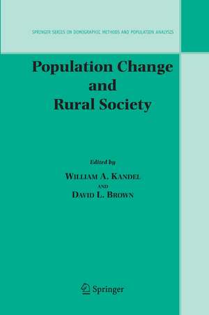 Population Change and Rural Society de William A. Kandel