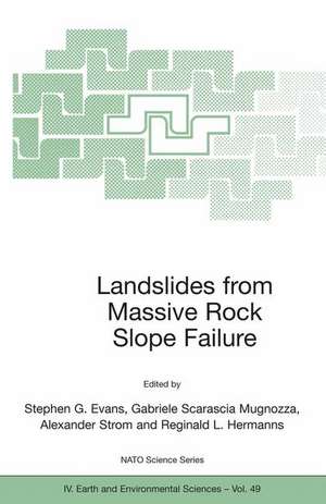 Landslides from Massive Rock Slope Failure de Stephen G. Evans