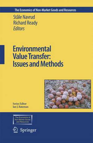 Environmental Value Transfer: Issues and Methods de Ståle Navrud