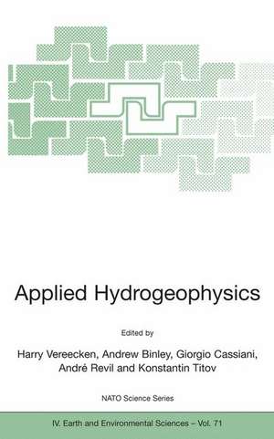 Applied Hydrogeophysics de Harry Vereecken