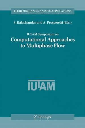 IUTAM Symposium on Computational Approaches to Multiphase Flow: Proceedings of an IUTAM Symposium held at Argonne National Laboratory, October 4-7, 2004 de S. Balachandar