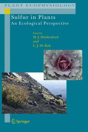 Sulfur in Plants: An Ecological Perspective de Malcolm J. Hawkesford