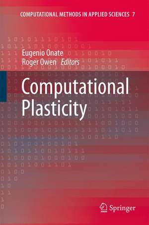 Computational Plasticity de Eugenio Oñate