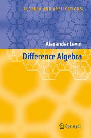 Difference Algebra de Alexander Levin